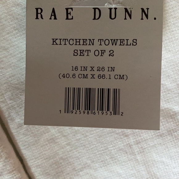 NEW Rae Dunn love/pride/heart/rainbow towel set - Picture 3 of 3